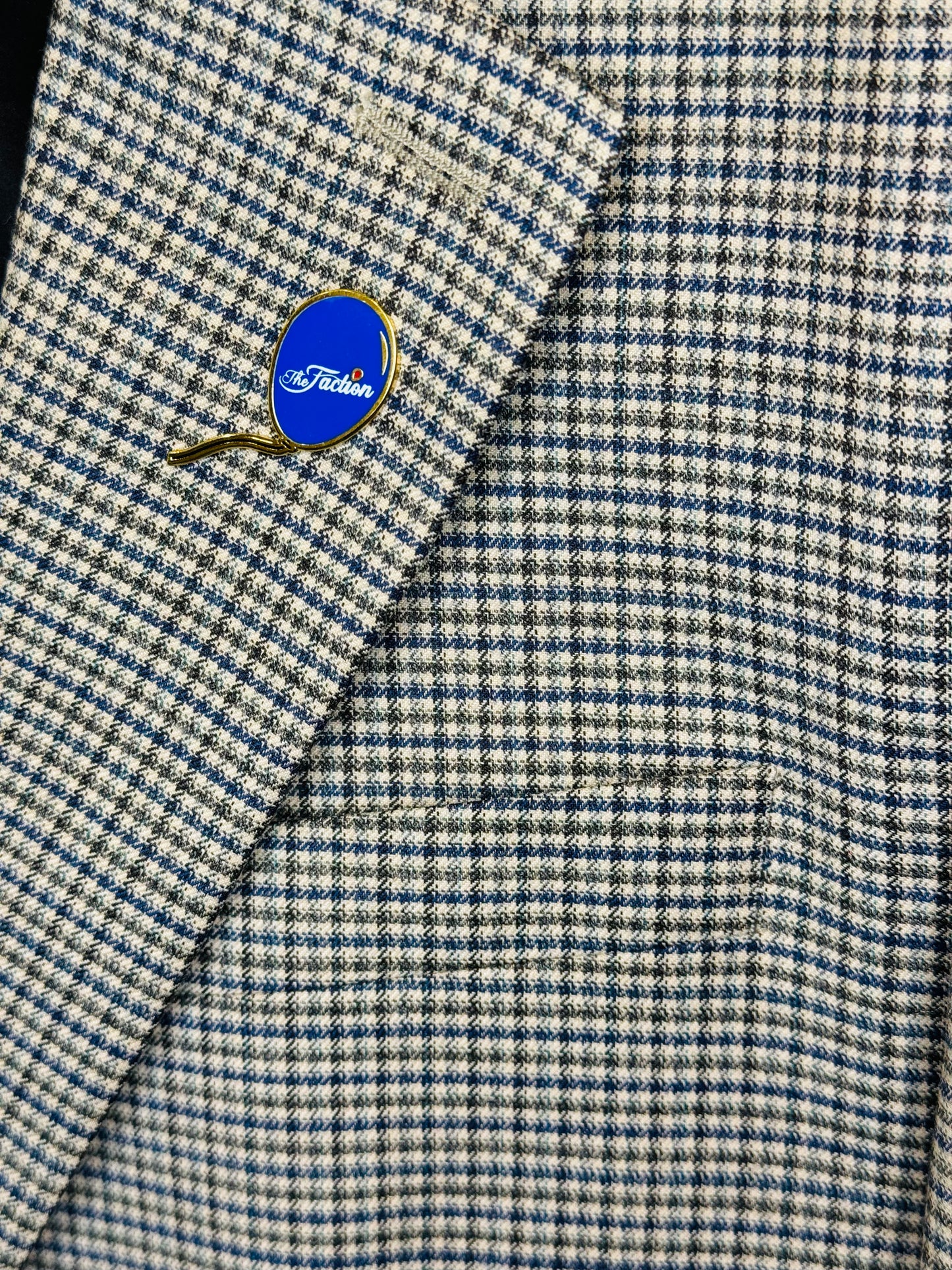 The Faction Blue Balloon Lapel Pin