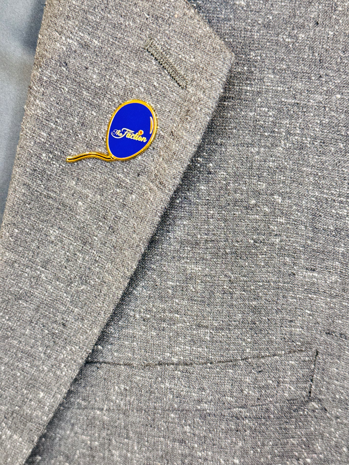 The Faction Purple Violet Balloon Lapel Pin