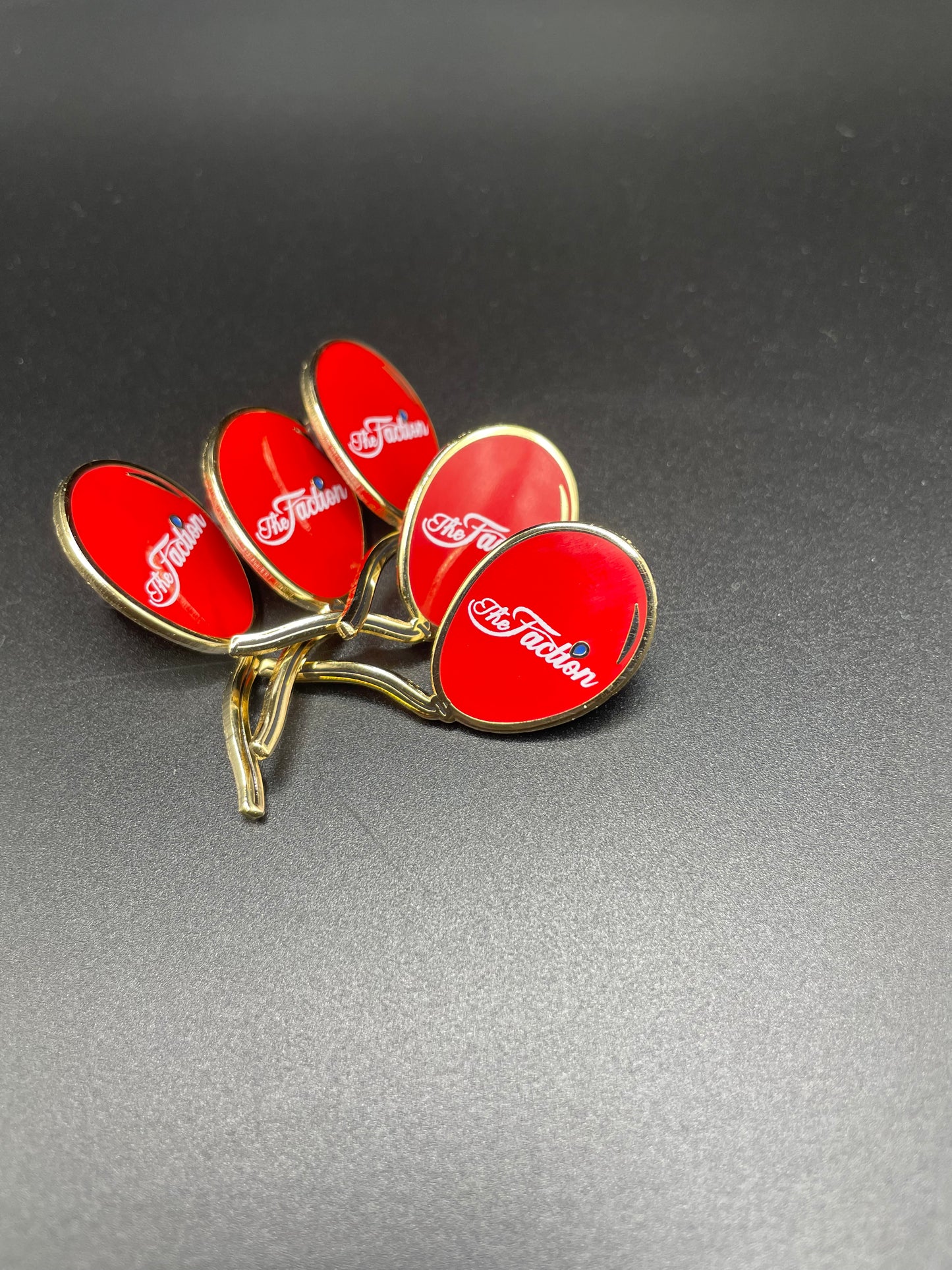 The Faction Classic Red Lapel Pin