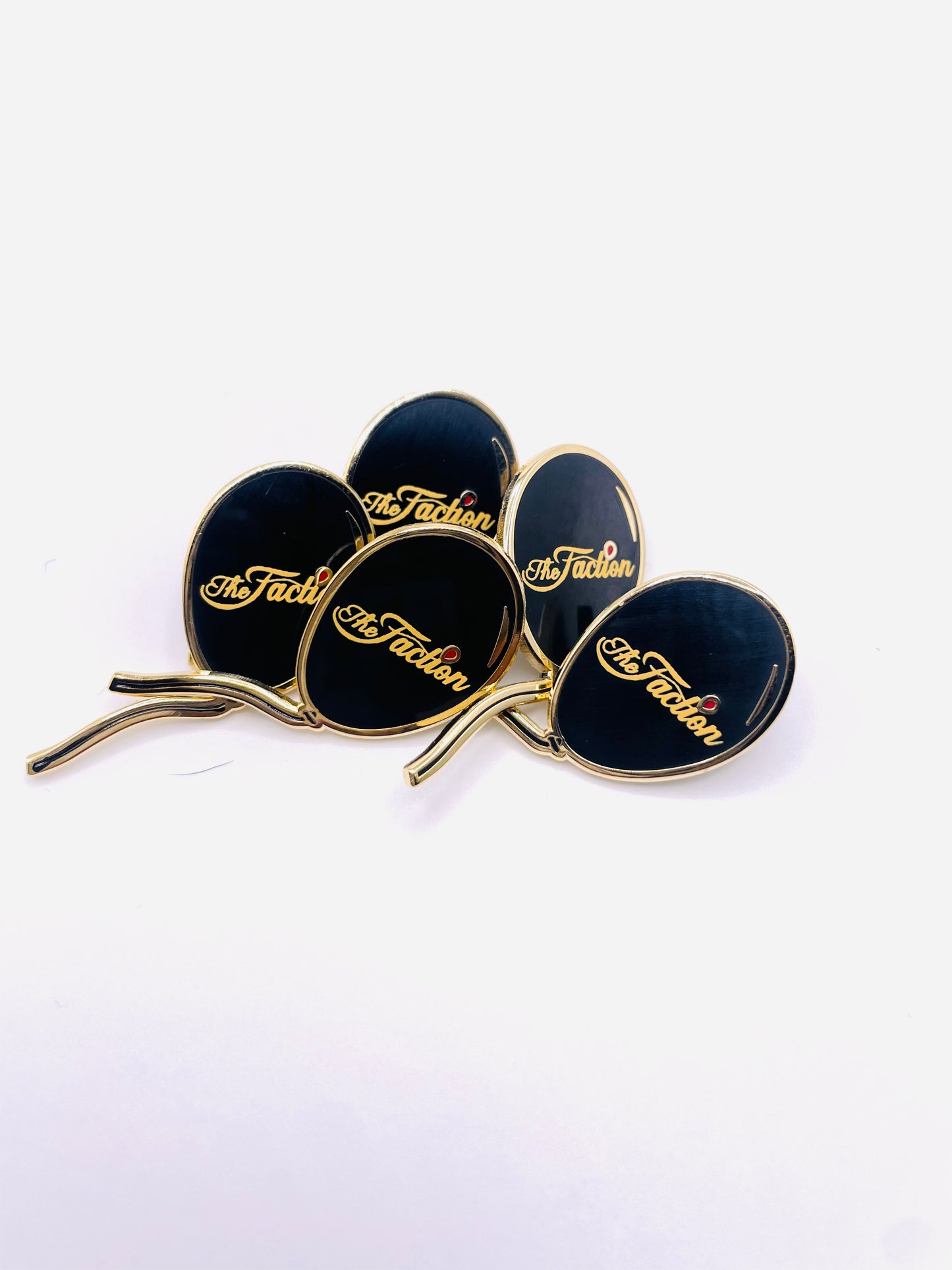 The Faction NYC Black Balloon Pin