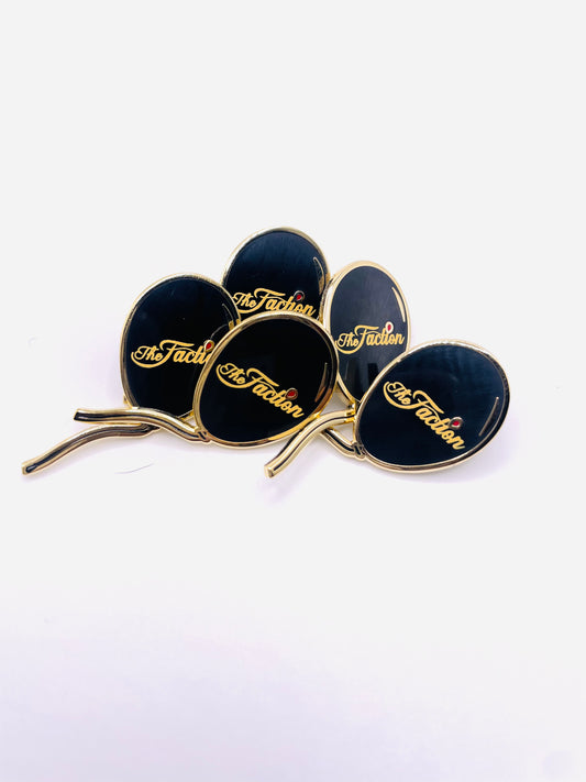 The Faction NYC Black Balloon Pin