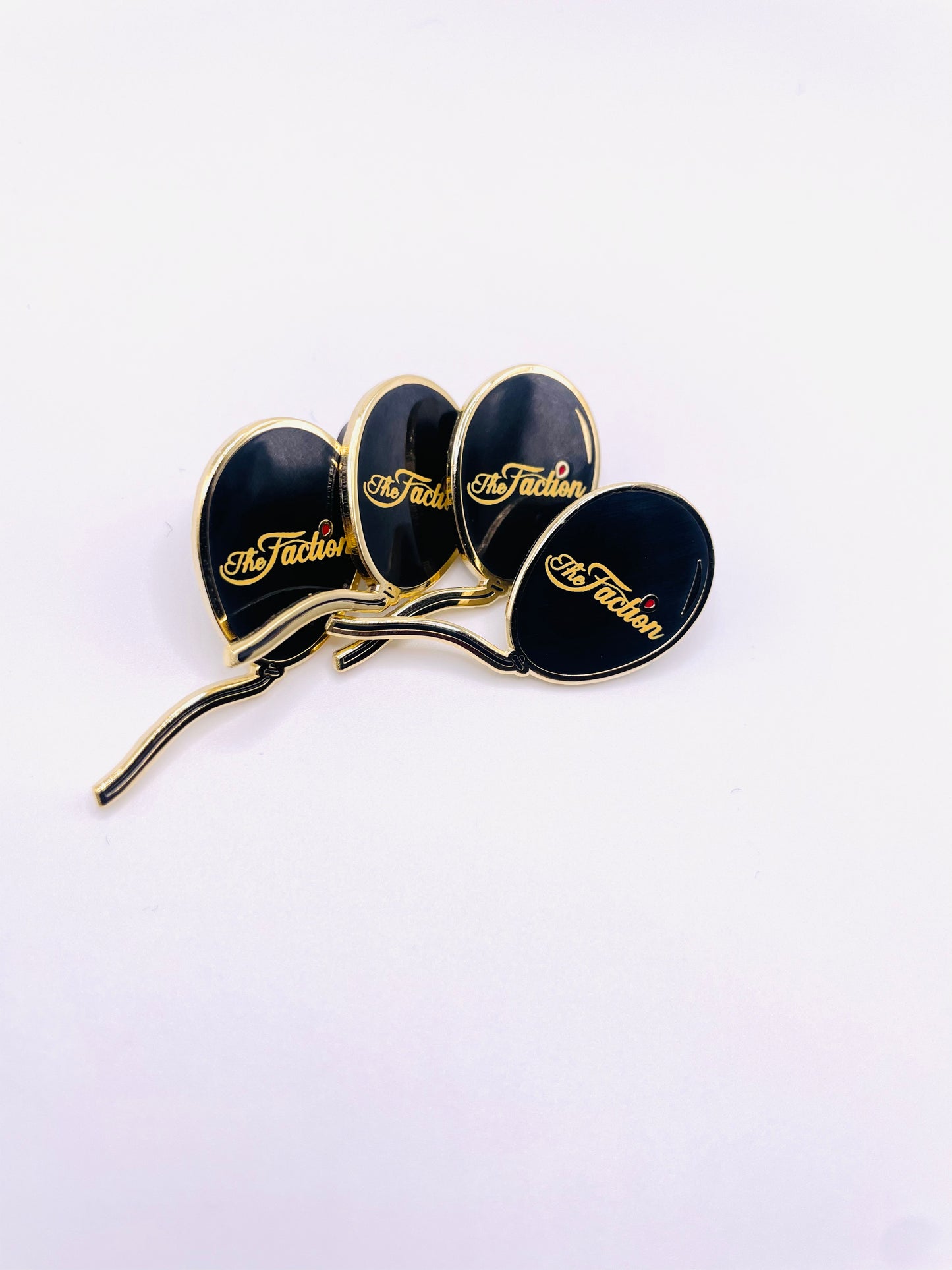 The Faction NYC Black Balloon Pin