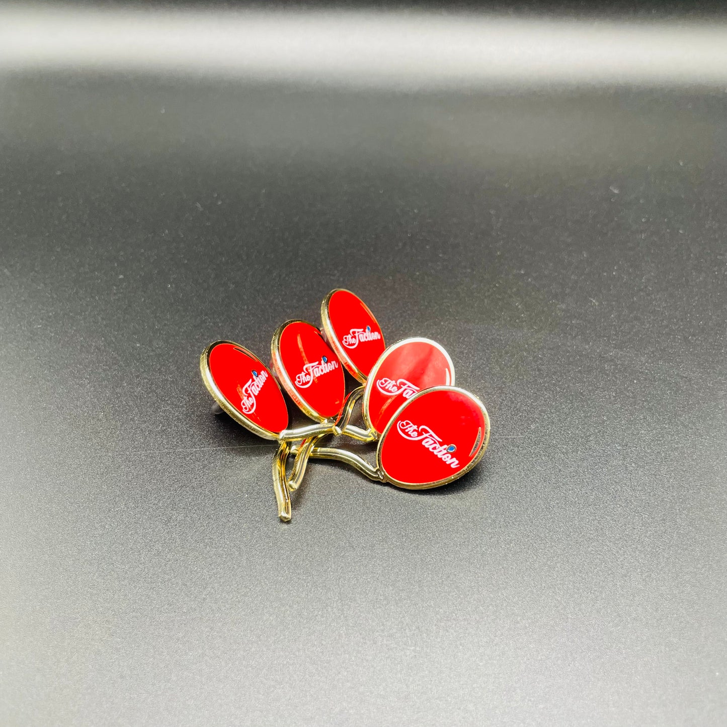 The Faction Classic Red Lapel Pin