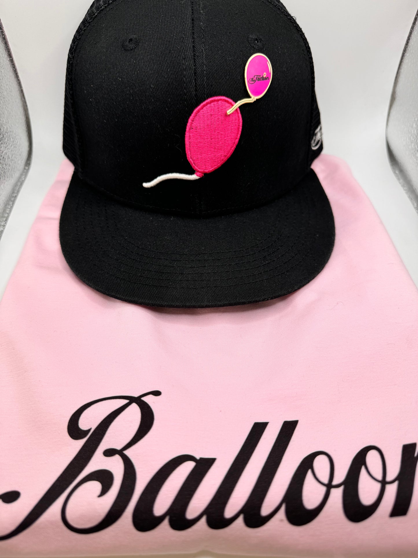 The Faction Pink ‘Balloons’ cropped T Shirt