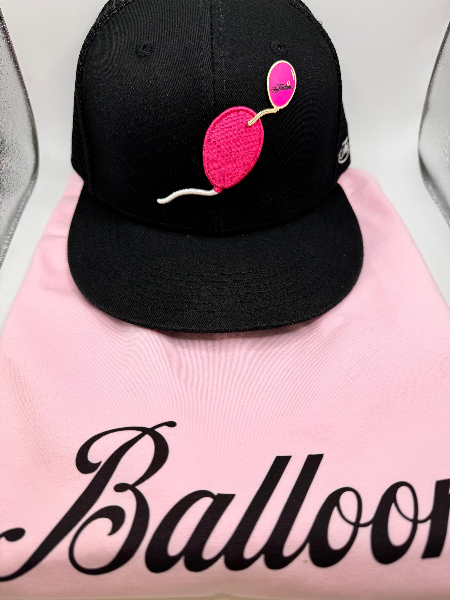 The Faction Pink ‘Balloons’ cropped T Shirt