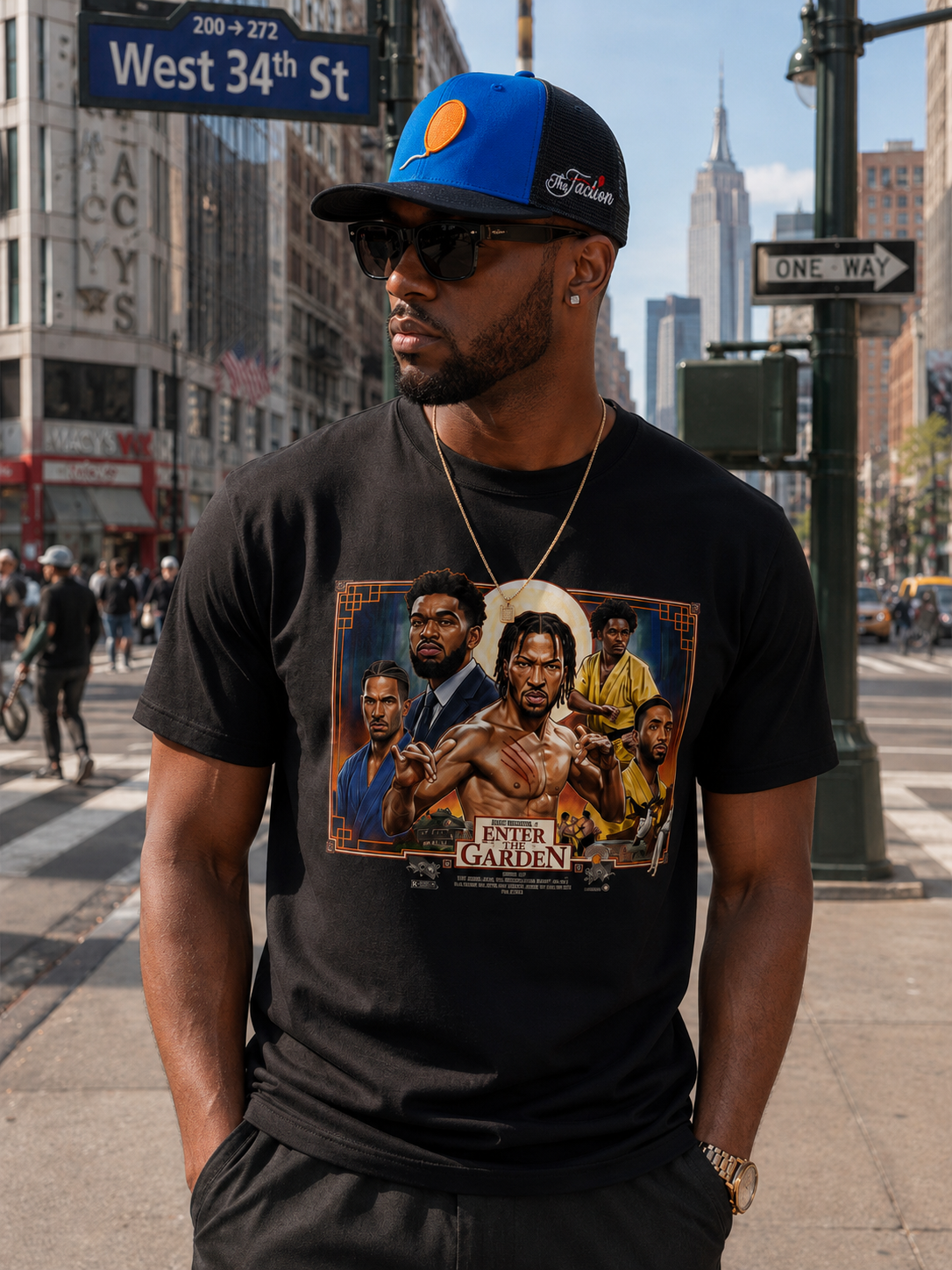 The Faction Enter The Garden Knicks Tee