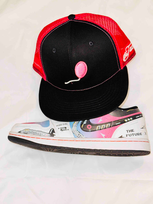 The Faction NYC Pink Ascension trucker hat