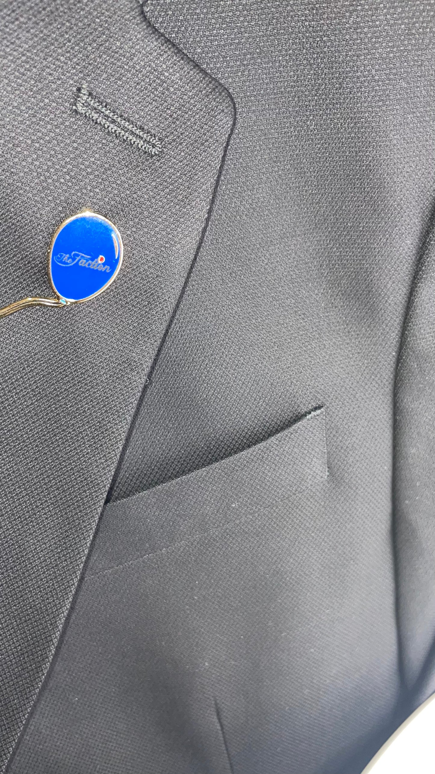 The Faction Blue Balloon Lapel Pin